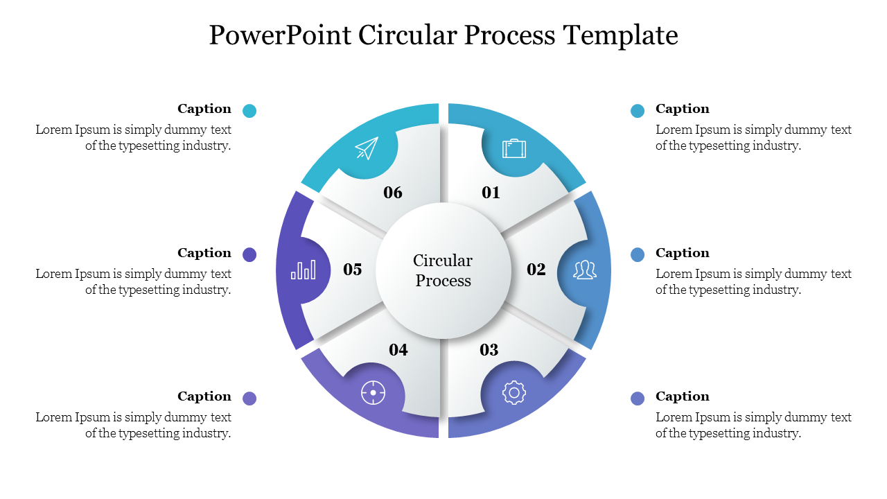 PowerPoint Circular Process Template-6